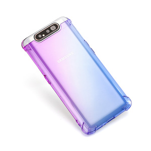 Custodia TPU Antiurto con Colore Sfumato per Samsung <span class=keywords><strong>Galaxy</strong></span> <span class=keywords><strong>A80</strong></span>, Cover Morbida Trasparente in TPU per Samsung <span class=keywords><strong>Galaxy</strong></span> A90 - Product Image 2
