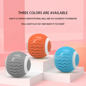 Automatic Led <strong>Happy</strong> Pet Cute Smart Interact Self Rotating <strong>Cat</strong> Playing Rolling Toys Balls Interactive Motorised <strong>Cat</strong> Toy - Product Image 4