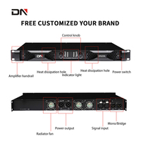 Amplificateur de puissance audio professionnel de classe D à 2 canaux 2000W pour KTV Bar Amplificateur de puissance professionnel
