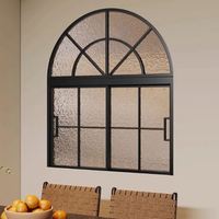 Ventanas francesas profesionales hechas a medida, balcón de hierro esmaltado, diseño de parrilla de ventana de acero, puertas y ventanas abatibles de hierro