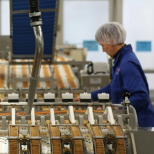 Utilisé d'occasion/petit biscuit déposant de biscuits pâte feuilletée faisant la machine automatique emporte-pièce Machine - Product Image 1