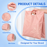 Sacs d'emballage en plastique givré mat de haute qualité personnalisés avec fermeture éclair, en PE OPP, refermables pour t-shirts et vêtements