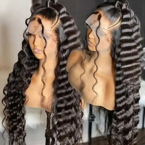 Perruques 100% Cheveux Humains Naturels, Lace Front avec Baby Hair, Vente en Gros, Perruque Complète Sans Colle 13x4 HD Transparente, Perruque Frontale Complète en Dentelle - Product Image 2
