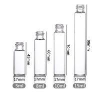 Botol Parfum Kosmetik Perjalanan Mewah Isi Ulang Kaca Kosong Ukuran Kecil 2ml 3ml 5ml 8ml 10ml 15ml dengan Pompa Semprot dan Sablon