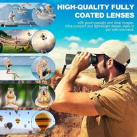 Telescopio monocular portátil de alta definición con zoom de 80X100 para actividades al aire libre, caza, Camping, teléfonos inteligentes compatibles
