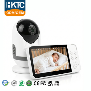 Monitor para Bebés con Pantalla LCD de 5 Pulgadas, Wi-Fi, 1080P HD, Audio Bidireccional, Visión Nocturna, Alerta de Llanto, Recordatorio de Alimentación, Monitoreo de Temperatura - Product Image 1