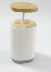 Dispensador Automático de Palillos de Dientes con Estilo de Prensa, Dispensador de Hisopos de Algodón Dividido - Product Image 2