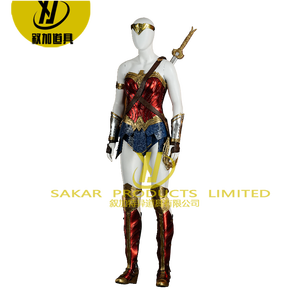 Disfraz de Cosplay de <span class=keywords><strong>Mujer</strong></span> <span class=keywords><strong>Maravilla</strong></span> de <span class=keywords><strong>DC</strong></span> Personalizado, Conjunto Completo para <span class=keywords><strong>Mujer</strong></span> Adulta, Disfraz de Personaje de Película de Halloween con Capa para Eventos y Actuaciones - Product Image 5