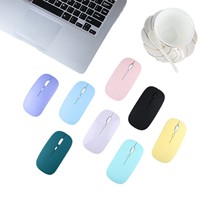 Ratón inalámbrico recargable silencioso para portátil, ordenador, tableta, adecuado para oficina y negocios, compatible con Dell, HP y Lenovo.