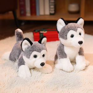 Jouets en <span class=keywords><strong>peluche</strong></span> pour chiens réalistes personnalisables, plusieurs races (husky/golden retriever), animaux en <span class=keywords><strong>peluche</strong></span> doux avec coton PP, vente en gros - Product Image 5