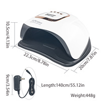 Lampe à LED UV X25 380W pour le séchage des ongles, lampes de séchage puissantes pour salon, pour tous les gels, équipement professionnel pour les ongles