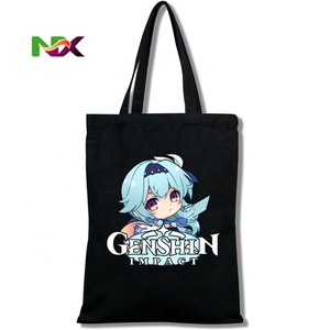 Sac à bandoulière en toile imprimé dessin animé <span class=keywords><strong>Genshin</strong></span> <span class=keywords><strong>Impact</strong></span> pour étudiant - Commerce mondial - Product Image 3