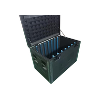 Boîtier d'écran LED à double couche antichoc avec ceinture de verrouillage en PE, 500*500-500*1000mm, utilisé pour la protection du transport