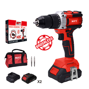 MPT MPCD2127.B2 18V/21V Taladro inalámbrico sin escobillas Alto Torque 60N. M Ajuste de doble velocidad con dos baterías - Product Image 2