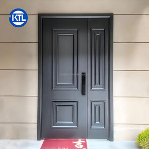 Chine Top Fabricant Design Moderne-Portes résidentielles en aluminium <span class=keywords><strong>Porte</strong></span> d'entrée de sécurité Garniture de <span class=keywords><strong>porte</strong></span> en métal - Product Image 3