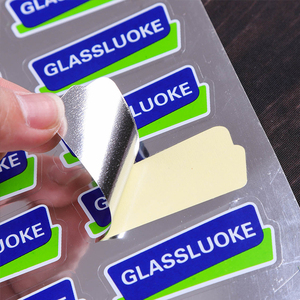 In ấn thiết bị điện tử logo nhãn dán giấy tùy chỉnh <span class=keywords><strong>Glossy</strong></span> Matte bạc polyester dính Sticker - Product Image 1