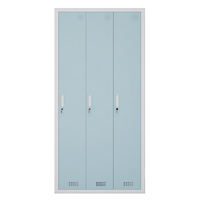 Armoire en acier – Rangement autoportant en métal durable pour appartement, chambre, maison et bureau