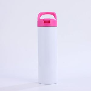 20oz Sublimation Straight Mug 304 Steel Vacuum Picnic Fitness Blank Thermal <b>Press</b> Cup Wholesale - Product Image 5