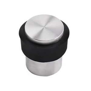 Butée de porte en acier inoxydable 304, fixation au sol, design minimaliste, durable, pour portes de chambre, de salle de bain et de portes en verre - Product Image 1