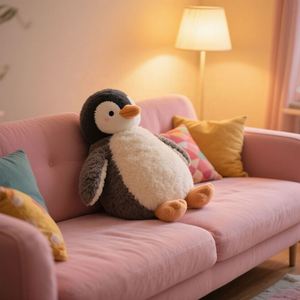 Pingüino de Peluche Personalizado de Tamaño Real, Todas las Series, Fabricantes OEM, Pingüino de Peluche Profesional - Product Image 1