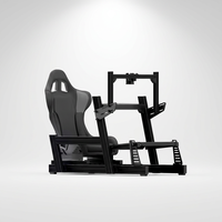Nouveau simulateur de course automobile HanTe en aluminium avec siège – Cockpit de jeu de course automobile