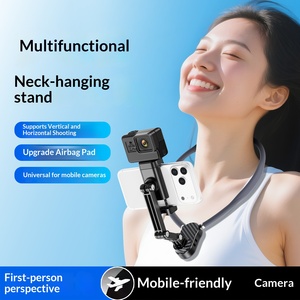 Magnetic Chest Mount Phone Holder With Lanyard Bracket For <b>Cycling</b> Live Vlog Compatible With DJI GoPro Action Camera - Product Image 2