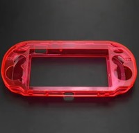 Housse de protection en cristal pour PS Vita 1000 PSV1000 Console peau plaque frontale coque pièces de réparation