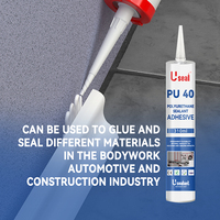 Consultant adhésif pour joint de durcissement à l'humidité meilleur ligne de production de plastique polyuréthane 360g 300ml mastic PU 40 pour tôle automobile