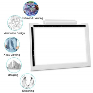 Dimmable <span class=keywords><strong>Table</strong></span> Apprentissage Trace Pas Cher Ultra Mince Chargeur <span class=keywords><strong>De</strong></span> Batterie Copie Rechargeable Conseil Led Traçage Lumière Pad - Product Image 4