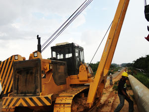 New Engine Pump & Gear-High <b>Load</b> Moment Crawler 160HP 22TON SP45Y Bulldozer Pipelayer - Product Image 6