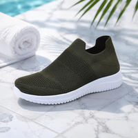 Chaussures de course décontractées pour hommes, légères, respirantes, à semelle souple en EVA, personnalisables, en maille, pour l'automne et l'hiver, vente en gros
