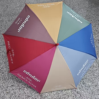 Parapluie Enfant Arc-en-ciel avec Poignée Courbe, Housse Anti-Goutte pour Bouteille, Motif Dessin Animé, Utilisation Quotidienne, Protection Soleil et Pluie pour la Maternelle