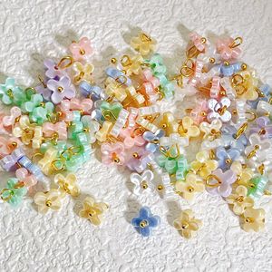 Resin Osmanthus Pendant Beads 6mm Handmade DIY Jewelry <b>Accessory</b> For Necklace Bracelet Clothing Decor - Product Image 1