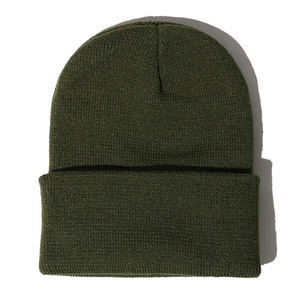 Venta al por mayor de encargo del logotipo del bordado de alta calidad de acrílico liso Beanie sombreros de invierno mantener caliente de punto frío sombrero - Product Image 6