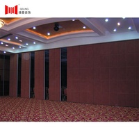 Movable cheap aluminum mobile push-pull foldable soundproof glass wall office glass partition room wall partition