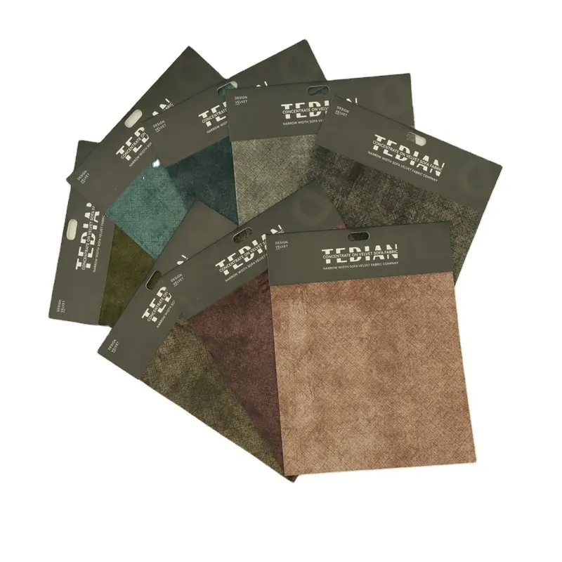 TA3 Home Textile Canapé Rembourrage 100% Polyester Holland Velvet Print Tissu pour Canapé Et Rideau