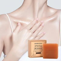 Savon de bronzage 125G Marque privée Éclaircissant pour la peau Nettoyant doux Lait nourrissant Savon d'élimination du bronzage au bois de santal