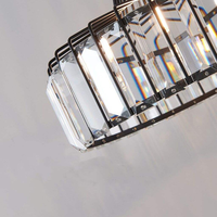 Luminaire suspendu rond en fer industriel, style nordique, à tête unique, moderne, pour restaurant, café, hôtel, chambre à coucher