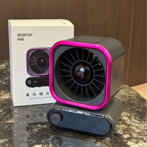 Ventilador de escritorio F399B con motor sin escobillas alimentado por USB, oscilante, para oficina, dormitorio, uso en exteriores, duración de la batería de 3 a 6 horas, bajo nivel de ruido - Product Image 2