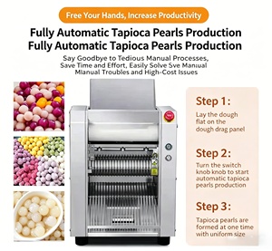 Máquina Comercial de Acero Inoxidable para Hacer Perlas de <span class=keywords><strong>Tapioca</strong></span>, Máquina Automática para Formar Boba para Tiendas de Té de Burbujas - Product Image 5