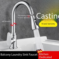 Robinet de cuisine extractible avec douchette, chromé, pivotant à 360°, à arc élevé, monocommande, pour évier, robinet OEM