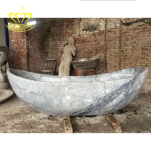 Contemporânea mármore moderno <span class=keywords><strong>1</strong></span>,8 m banheira pedra natural imersão banheira massagem função inclui escorredor para cozinha Hotel Villa - Product Image 5