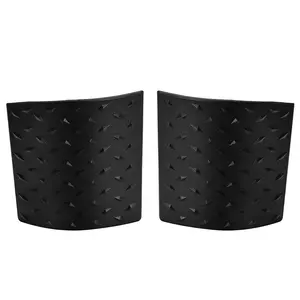 2PCS Schwarz ABS Auto Motorhaube Karosserie Rüstung Äußere Motorhaube Verkleidung Abdeckung für Jeep Wrangler JK Rubicon Sahara Auto Styling Zubehör