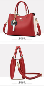 Soft PU Leather Women's Crossbody Bags Large Capacity Shoulder Handbags Women New Fashion Pendants Designer Casual <b>Tote</b> Bags - Product Image 4