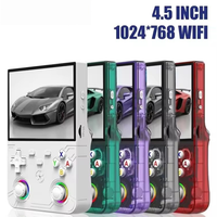 Console de jeu vidéo portable rétro R36Ultra X, écran IPS de 4,5 pouces, émulateur Linux, WiFi, double joystick, jeux préchargés