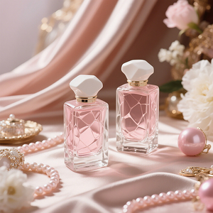 Botellas de pulverizador de niebla fina de Perfume de lujo de nuevo diseño, 30ml, 50ml, 100ml, botellas de Perfume de vidrio transparente, estilo clásico con tapa y spray - Product Image 4