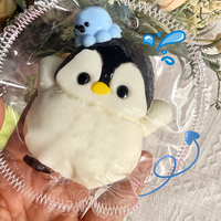 Jouet sensoriel anti-stress en silicone souple de qualité alimentaire en forme de pingouin à rebond lent, idéal pour les employés de bureau (vente en gros)