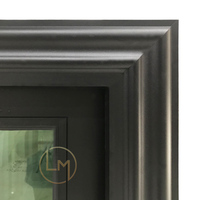 Vidrio de aluminio Fácil operación Ventanas Foshan Aluminio Diseño moderno Ventana corredera
