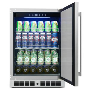 Built in Stainless Steel 24 Inch Alcohol Beverage Freezer Suitable for Outdoor Commercial Mini bar Refrigerators - Product Image 2