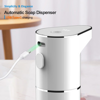 Distributeur de Savon Liquide Intelligent Mural à Capteur LED Automatique pour Cuisine, Salle de Bain et Hôtels